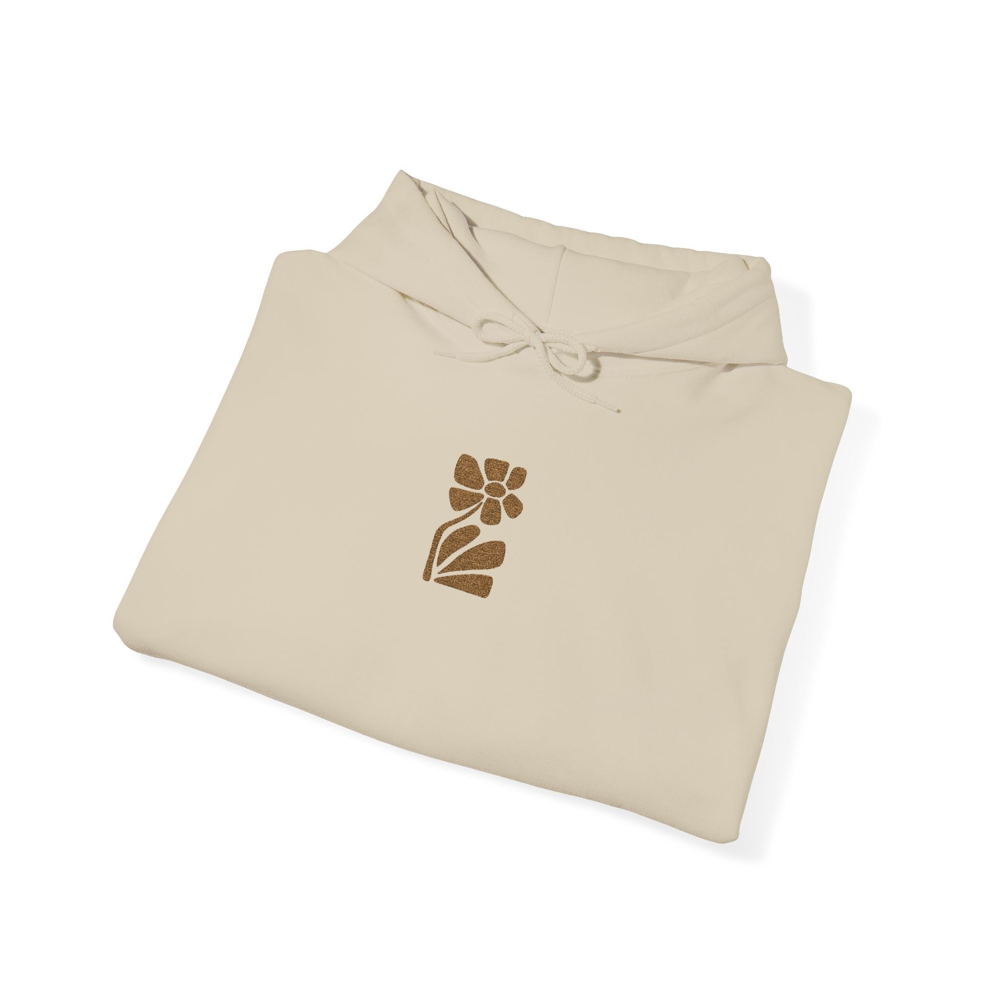 Embroidered Flower Hoodie