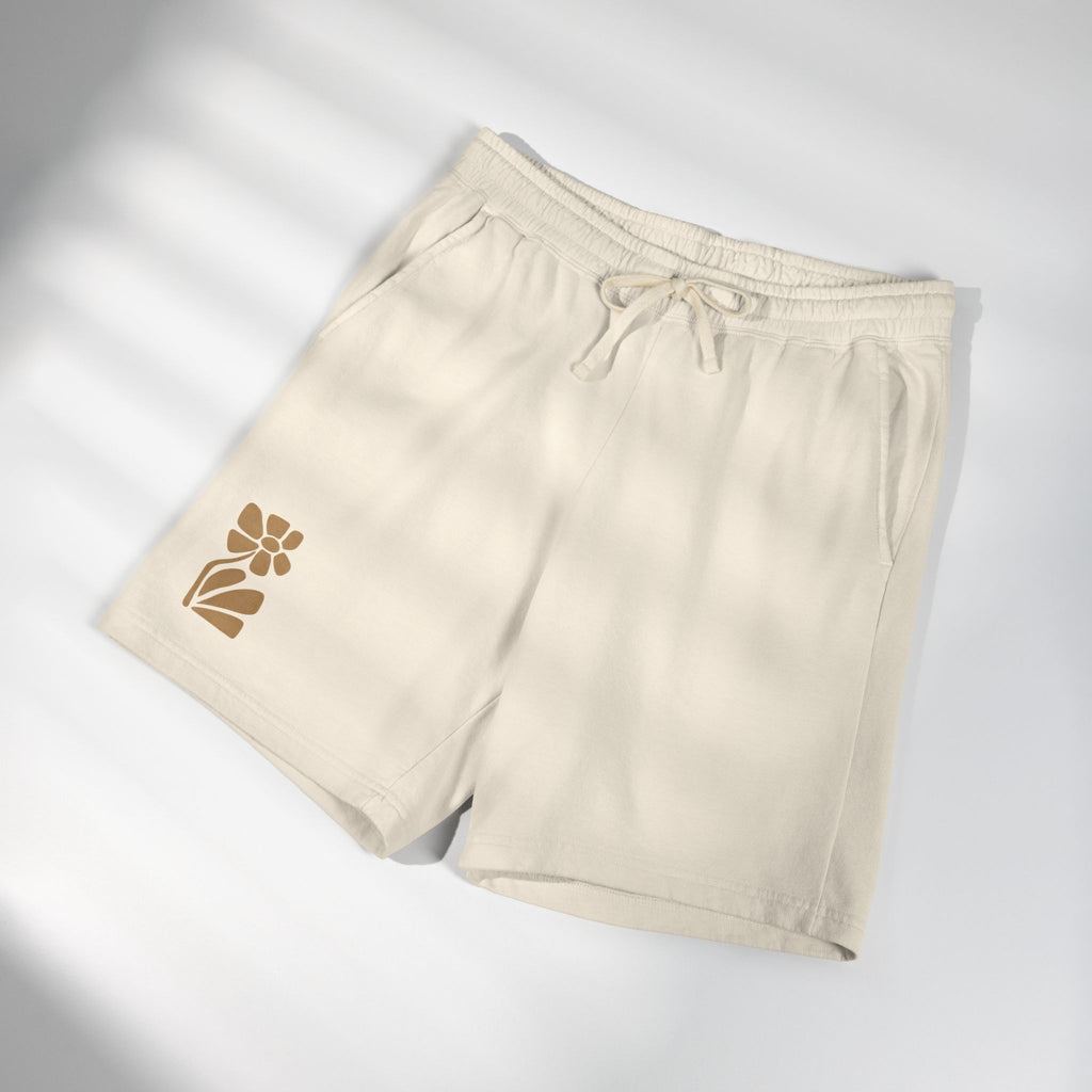 100 % Baumwolle Beige Sweatshorts - Fleece