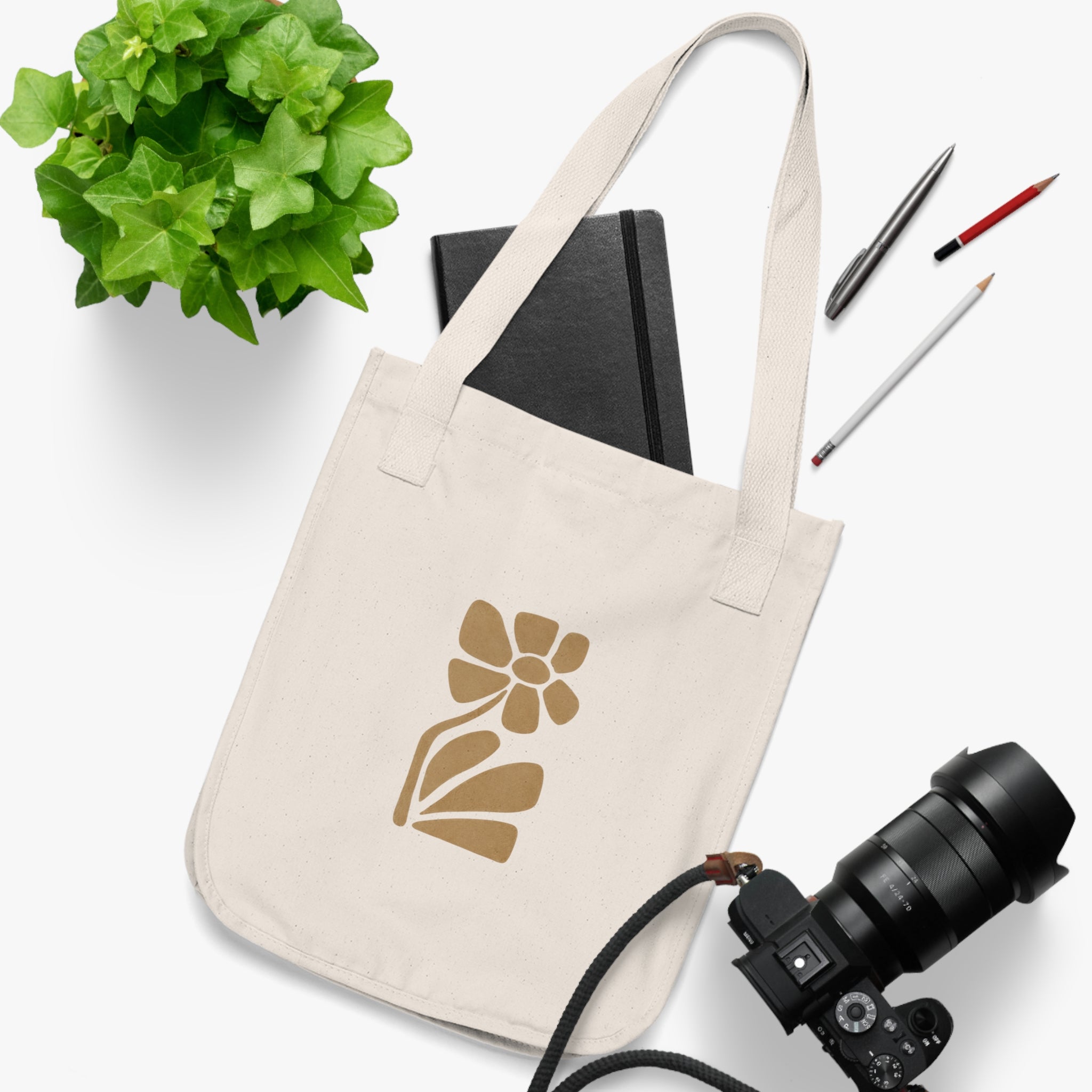 Organic Cotton Canvas Market Tote - Large